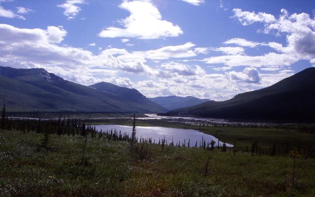 Huntfork lake, start point of our float trip
