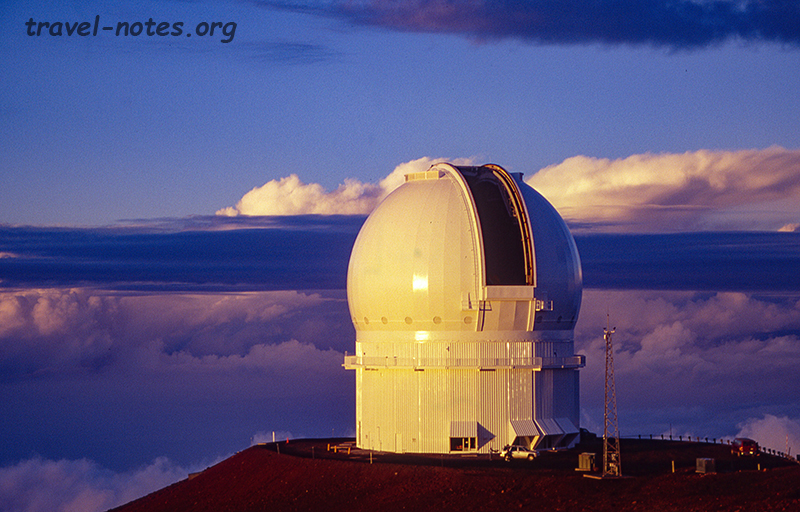 A telescope on top of Mauna Kea