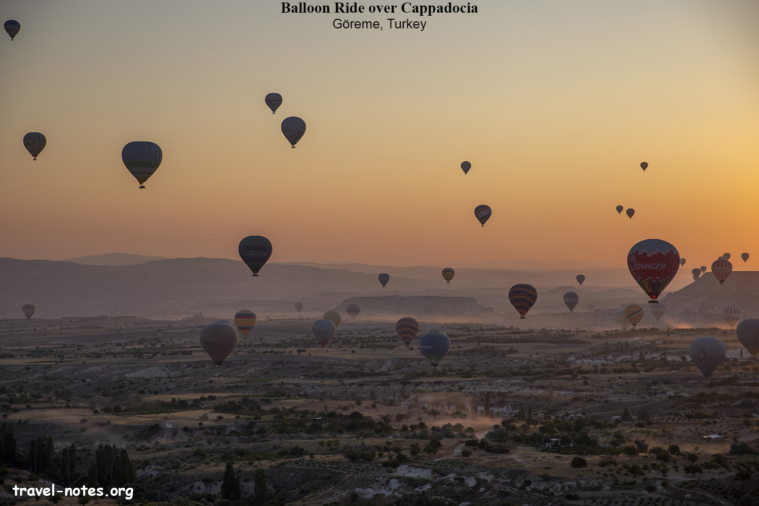 Cappadocia Hot air balloon