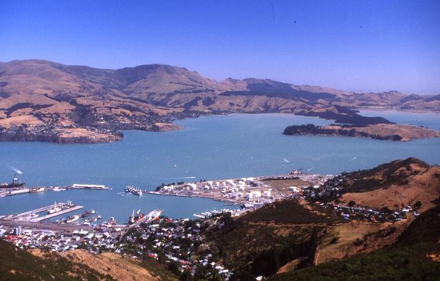 View from the top of Christchurch gondola