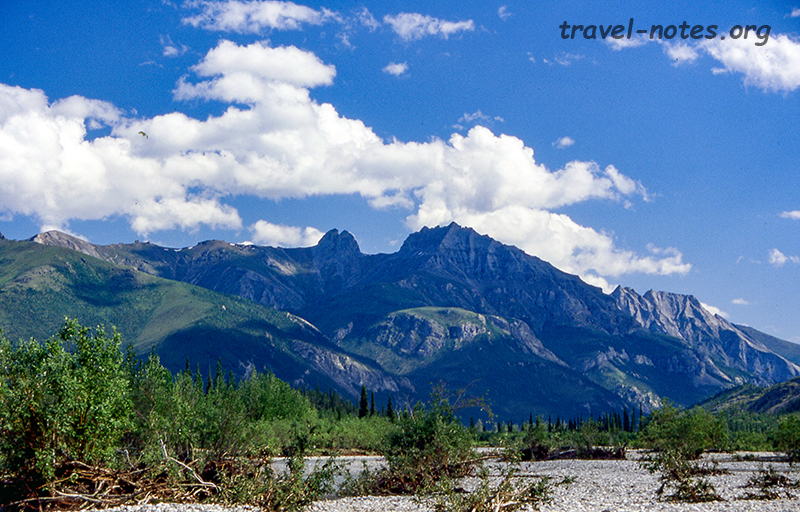 Gunsight mountain from the John river