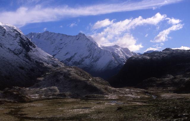 Day 2: View from the trail to Harris Saddle
